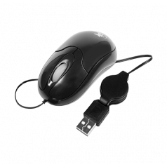 Xtech XTM 150 Mouse Retractable - Wired