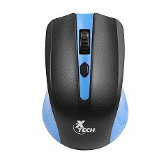 Xtech Blue Wireless Mouse - 2.4 GHz